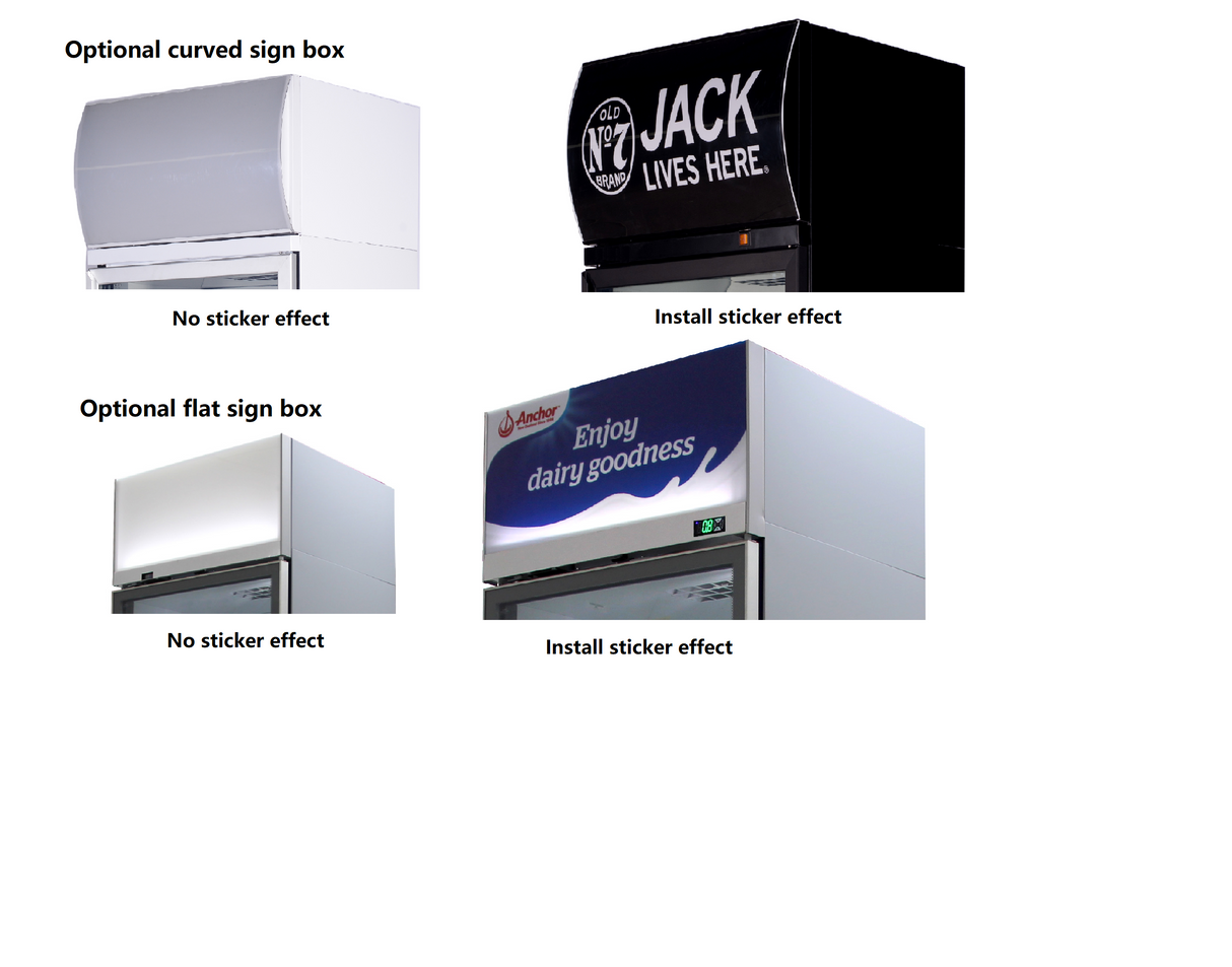 TF1500S Commercial display freezer